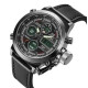 Армійський чоловічий годинник AMST 3003 Black (протиударний з підсвіткою)