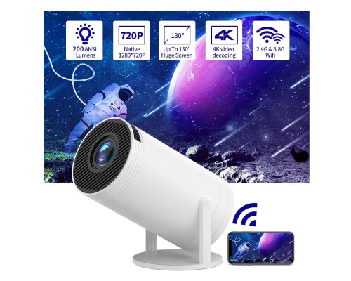 Мультимедійний портативний мініпроєктор Magcubic HY300 Android 12 З підтримкою Wi-Fi Bluetooth 4K UHD Мультимедійний портативний мініпроєктор Magcubic HY300 Android 12 З підтримкою Wi-Fi Bluetooth 4K UHD