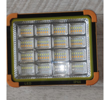 Сверхмощный светодиодный аккумуляторный фонарь лампа Solar Led Light D9 с солнечной панелью и USB зарядкой