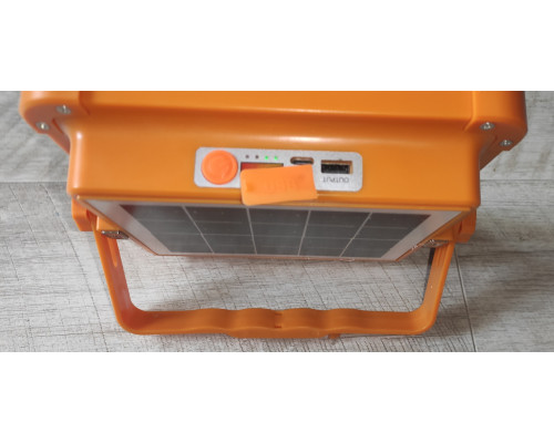 Сверхмощный светодиодный аккумуляторный фонарь лампа Solar Led Light D9 с солнечной панелью и USB зарядкой Сверхмощный светодиодный аккумуляторный фонарь лампа Solar Led Light D9 с солнечной панелью и USB зарядкой