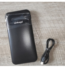 Powerbank повербанк Linkage LKP-17 10000 mAh 2 USB тонкий черный
