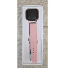 Смарт часы Smart Watch с sim картой TFT картой и съёмным аккумулятором розовые