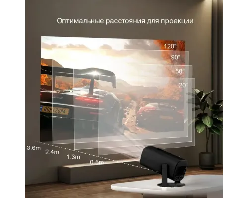 Смарт проектор-игровая приставка с 2 джойстиками Р30 МАХ BLACK Игровой проектор-консоль для видеоигр Смарт проектор-игровая приставка с 2 джойстиками Р30 МАХ BLACK Игровой проектор-консоль для видеоигр