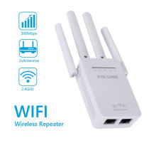 Бездротовий Wi-Fi роутер-повторювач WR09Q, 300 Мбіт/с, підсилювач мережевого сигналу IIEEE802.11 b/g/n з 4 анті