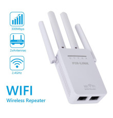 Бездротовий Wi-Fi роутер-повторювач WR09Q, 300 Мбіт/с, підсилювач мережевого сигналу IIEEE802.11 b/g/n з 4 анті