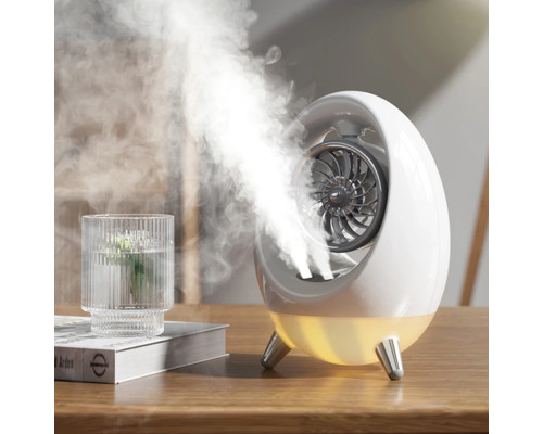 Портативный вентилятор USB с водяным охлаждением, распылитель, ночник Air Cooler 657, увлажнитель