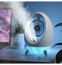 Портативный вентилятор USB с водяным охлаждением, распылитель, ночник Air Cooler 657, увлажнитель