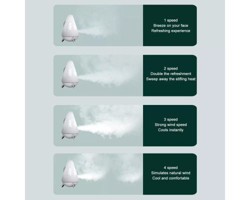 Портативный вентилятор USB с водяным охлаждением, распылитель, ночник Air Cooler 657, увлажнитель