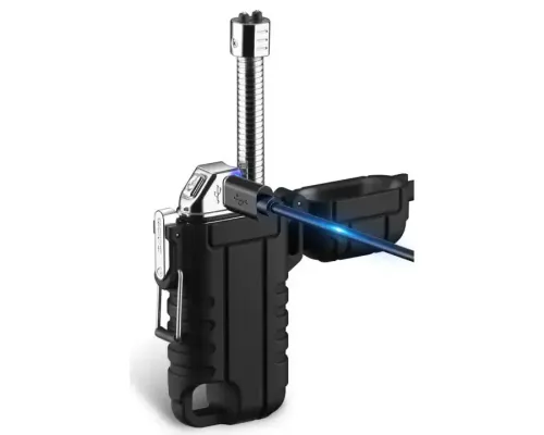 Зажигалка Дуговая электроимпульсная водонепроницаемая EXPLORER от USB Зажигалка Дуговая электроимпульсная водонепроницаемая EXPLORER от USB