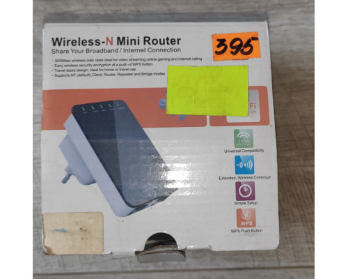 Маршрутизатор роутер репитер Wireless-N Mini Router б/у с дефектом Маршрутизатор роутер репитер Wireless-N Mini Router б/у с дефектом