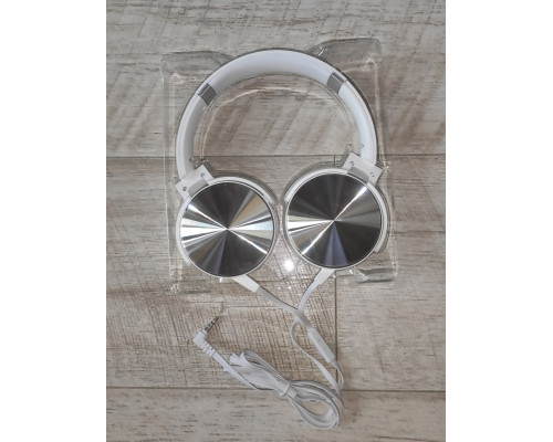 Наушники проводные с микрофоном Headphone XY-550 белые