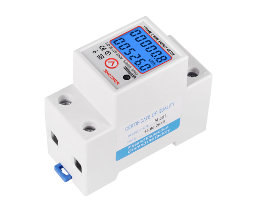 Однофазний електронний лічильник DDS6619-526L-2 на DIN-рейку, 230V, LED
