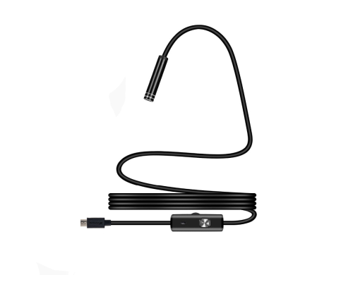 2 in 1 MicroUSB/PC HD ендоскоп, м'який провід, 1,5м