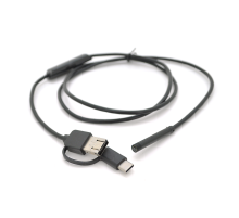 3 in 1 TYPE-C/MicroUSB/PC HD ендоскоп, м'який провід, 1м