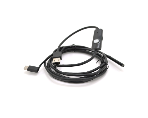 3 in 1 MicroUSB/PC HD ендоскоп, жорсткий провід, 2м
