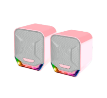 Колонки Fantech 2.0 USB GS202 SAKURA EDITION, Pink, Color Box