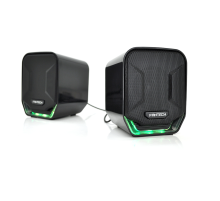 Колонки Fantech 2.0 USB GS-202, Black, Color Box
