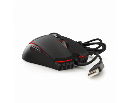 Ігрова миша провідна CRYPTO VX7, 6 кнопок, 200-8000 DPI, Led Lighting RGB, 1,8м, Windows XP/Vista/Win7/8/10/11 Mac OS X, Black, COLOR BOX