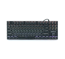 Клавіатура iMICE GK800 USB Wired (TYPE-C), довжина кабелю 100см, (Eng/Укр/Рус), White/Black, 87к