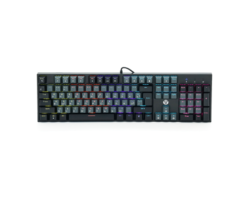 Клавіатура USB Fantech ATOM MK886, (Eng/Укр/Рус), Grey (blue switch), 104к, Q10