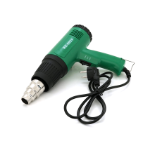 Фен BAKKU BK-8033 (пістолет) 1600Вт, зелений Box (252 * 233 * 80) 0,72 кг