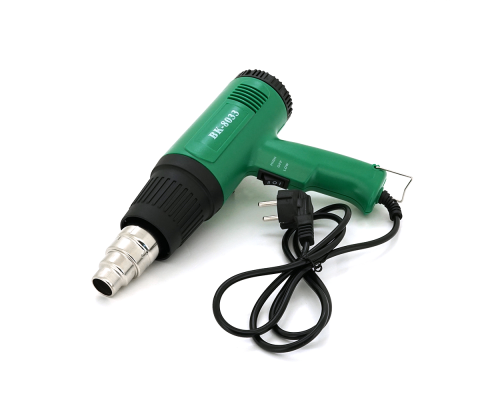 Фен BAKKU BK-8033 (пістолет) 1600Вт, зелений Box (252 * 233 * 80) 0,72 кг Фен BAKKU BK-8033 (пістолет) 1600Вт, зелений Box (252 * 233 * 80) 0,72 кг