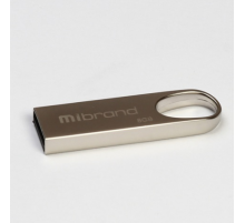 Флеш-накопичувач Mibrand Irbis, USB 2.0, 8GB, Metal Design, Blister