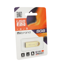 Флеш-накопичувач Mibrand Puma, USB 2.0, 8GB, Metal Design, Blister