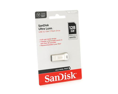 Флеш-накопичувач SanDisk Ultra luxe, USB 3.1, 128GB(150Mb/s), Blister