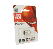 Флеш-накопичувач Mibrand Hawk, USB 2.0, 16GB, Metal Design, Blister