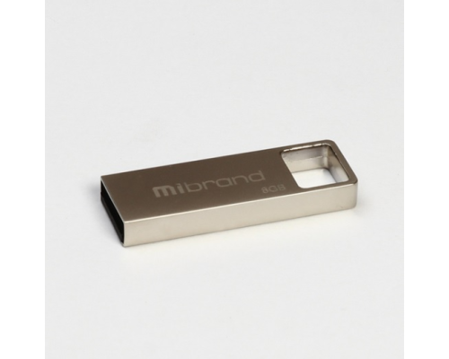 Флеш-накопичувач Mibrand Shark, USB 2.0, 8GB, Metal Design, Blister Флеш-накопичувач Mibrand Shark, USB 2.0, 8GB, Metal Design, Blister