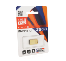 Флеш-накопичувач Mibrand Puma, USB 2.0, 32GB, Metal Design, Blister