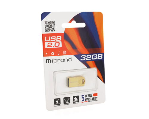 Флеш-накопичувач Mibrand Puma, USB 2.0, 32GB, Metal Design, Blister Флеш-накопичувач Mibrand Puma, USB 2.0, 32GB, Metal Design, Blister