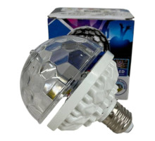 Світлодіодне дисколампа в патрон COLOR ROTATING LAMP E27