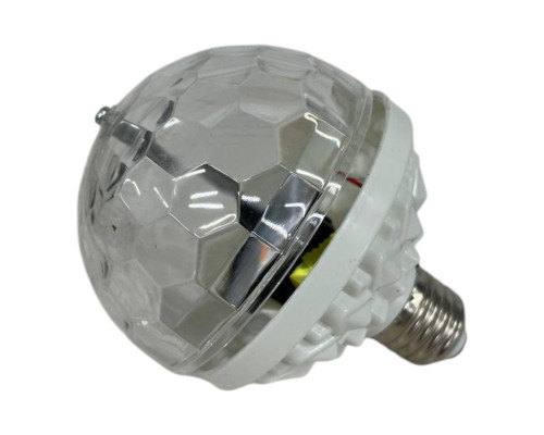 Светодиодная диско лампа в патрон COLOR ROTATING LAMP E27 Светодиодная диско лампа в патрон COLOR ROTATING LAMP E27