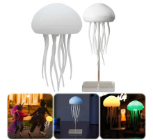 Нічник LED-лампа Медуза з USB NTL-5B з рухами та кольоропередаванням RGB Білий