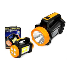 Кемпінговий ліхтар MH-828C1 (3W+4xLed+COB) + Power bank + сонячна панель + microUSB