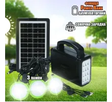 Портативна автономна сонячна система Solar Light DT-9006 переносний ліхтар із сонячною панеллю