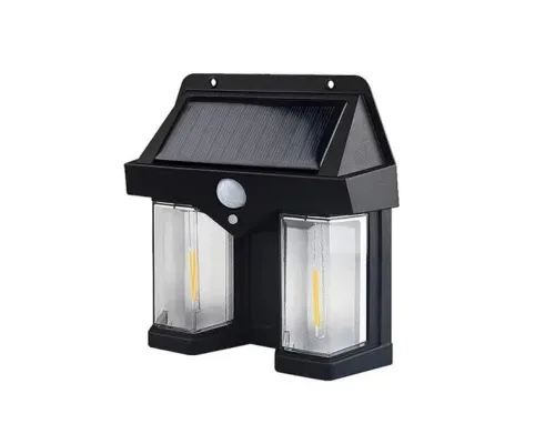 Ліхтар на сонячній батареї з датчиком руху Solar Wall Lamp COBA CB-228 Ліхтар на сонячній батареї з датчиком руху Solar Wall Lamp COBA CB-228