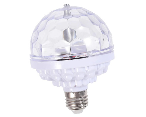 Светодиодная диско лампа в патрон COLOR ROTATING LAMP E27 Светодиодная диско лампа в патрон COLOR ROTATING LAMP E27