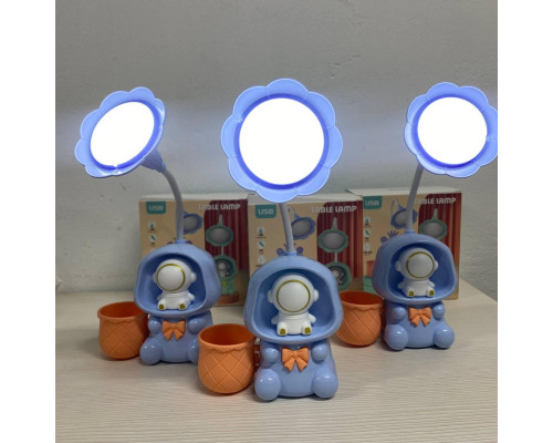 Дитяча настільна акумуляторна LED-лампа 3in1 Rabbit BLUE