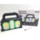Ліхтар акумуляторний Hurry Bolt HB-6169 із сонячною батареєю і функцією PowerBank