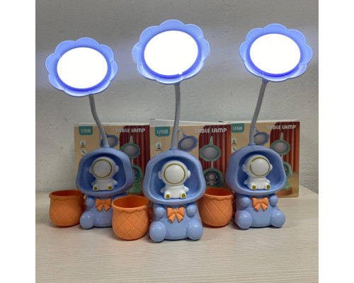 Дитяча настільна акумуляторна LED-лампа 3in1 Rabbit BLUE