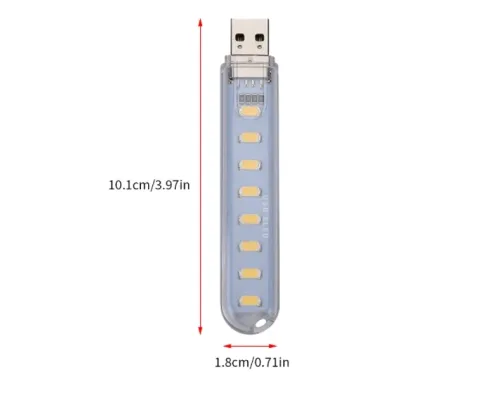Світильник USB Мініфлешка світлодіодний ліхтарик світлодіодний холодний білий LED-лампа Світильник USB Мініфлешка світлодіодний ліхтарик світлодіодний холодний білий LED-лампа