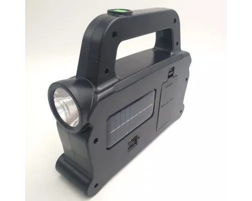 Ліхтар акумуляторний Hurry Bolt HB-6169 із сонячною батареєю і функцією PowerBank