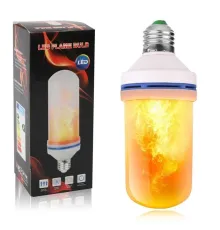 Лампа з імітацією ефекту полум'я вогню Е27 Led Flame Bulb