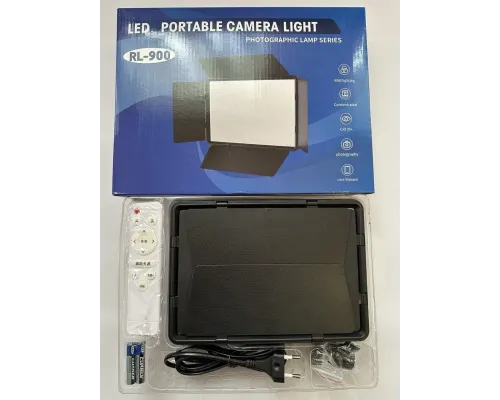 Світлодіодна панель Camera light RL-900 лампа для відео та фото 3000k-6500k з пультом ДК
