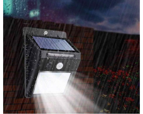 Світлодіодний Навісний ліхтар із датчиком руху 609 + solar 20 діодів Світлодіодний Навісний ліхтар із датчиком руху 609 + solar 20 діодів