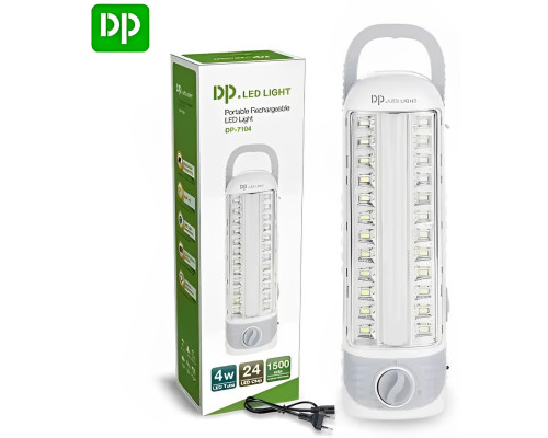 Акумуляторний Ліхтар-Лампа LED 4+2.4W DP-7104 1500 mAh Акумуляторний Ліхтар-Лампа LED 4+2.4W DP-7104 1500 mAh