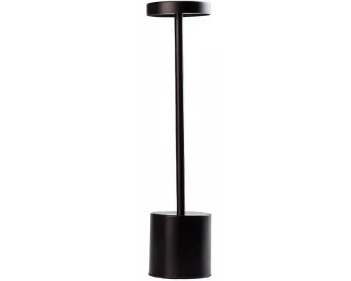 Світлодіодна настільна лампа із сенсорним керуванням на акумуляторі Tablelamp Black 3 режими підсвітки Світлодіодна настільна лампа із сенсорним керуванням на акумуляторі Tablelamp Black 3 режими підсвітки